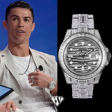 orologio rolex cristiano ronaldo|cristiano ronaldo white gold watch.